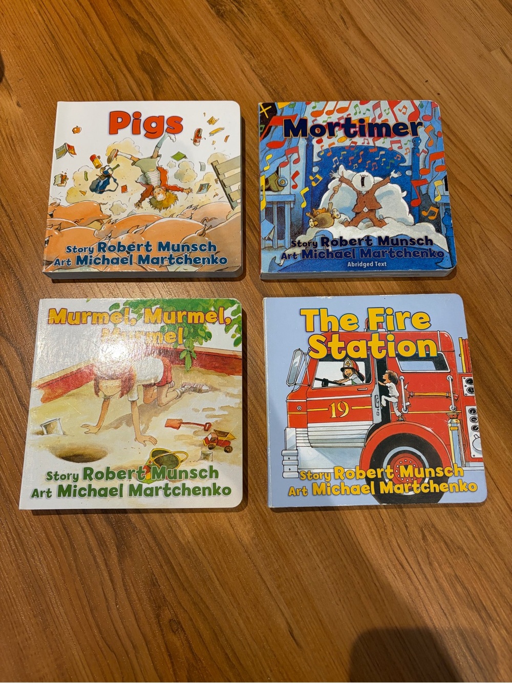 4 Robert Munsch Board Books